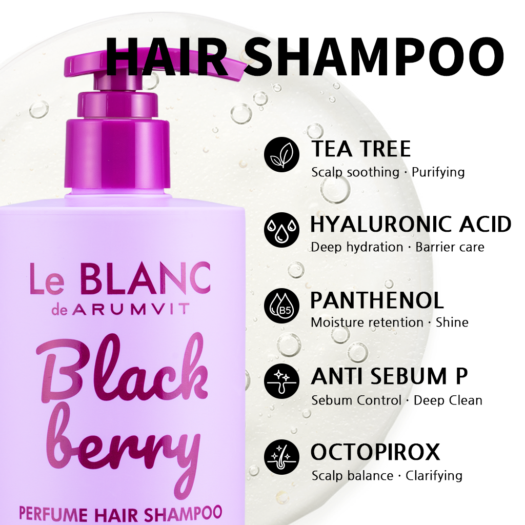 Le Blanc Arumvit Blackberry Hair Shampoo 300Ml