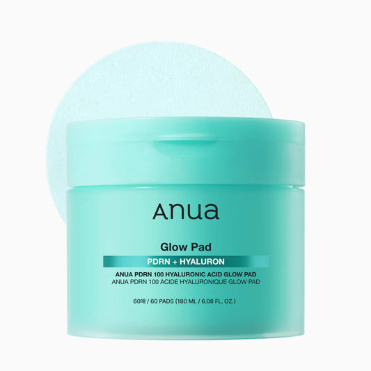 Anua PDRN 100 Hyaluronic Acid Glow Pad180Ml (60Ea)