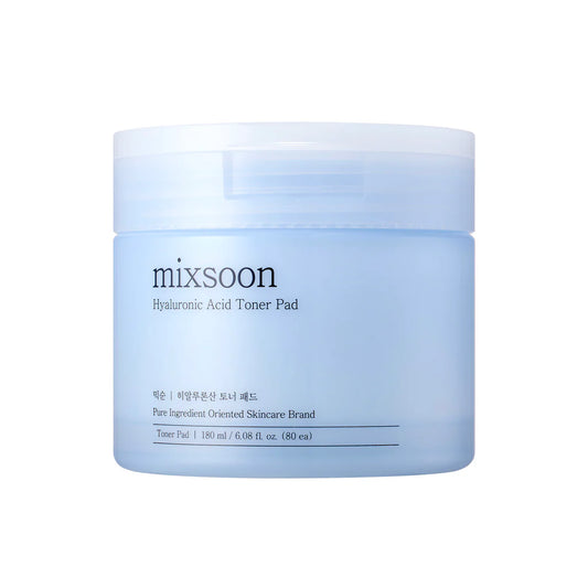 MIXSOON Hyaluronic Acid Toner Pad 80 pads (1 box)