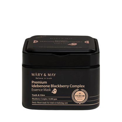 MARY&MAY Premium Idebenone Blackberry Complex Essence Mask