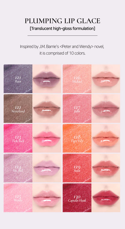 Dinto (Peter & Wendy Collection) Pearl-Kissed Plumping Lip Glacé 4ml