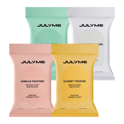 Julyme Perfume Powder Sheet 4 types