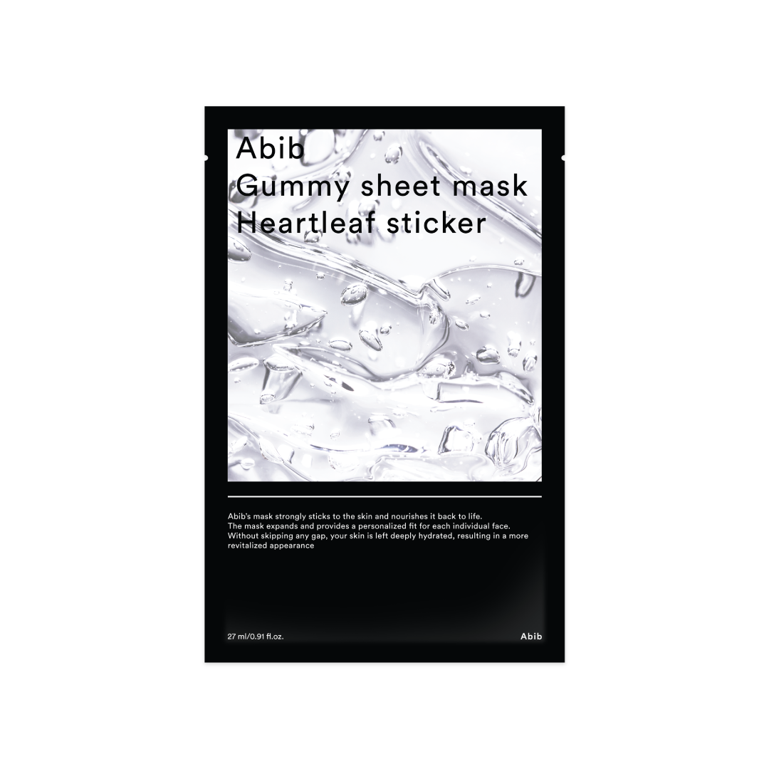ABIB Gummy Sheet Mask Heartleaf Sticker 27ml
