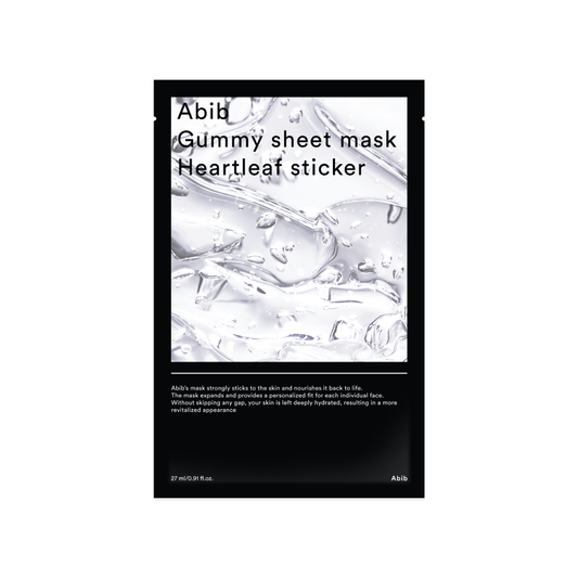 ABIB Gummy Sheet Mask Heartleaf Sticker 27ml