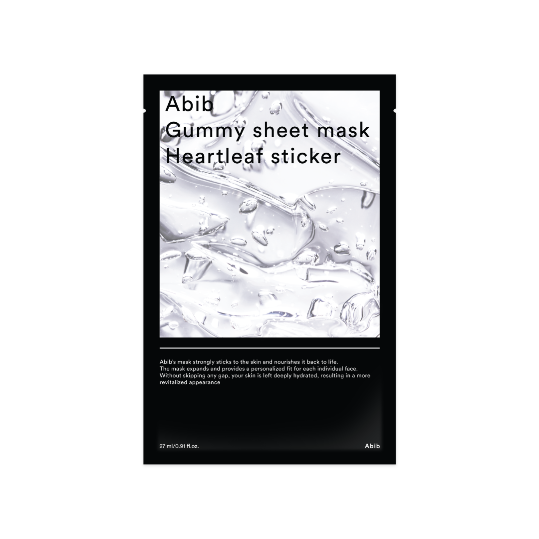 ABIB Gummy Sheet Mask Heartleaf Sticker