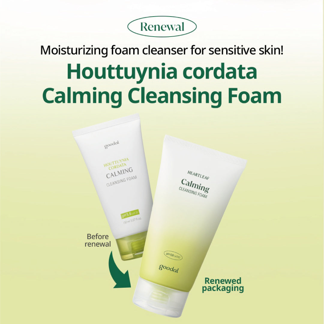GOODAL Houttuynia Cordata Calming pH Balancing Cleansing Foam