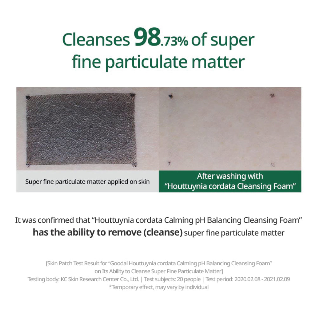 GOODAL Houttuynia Cordata Calming pH Balancing Cleansing Foam